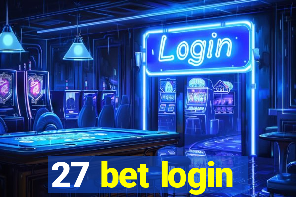 27 bet login